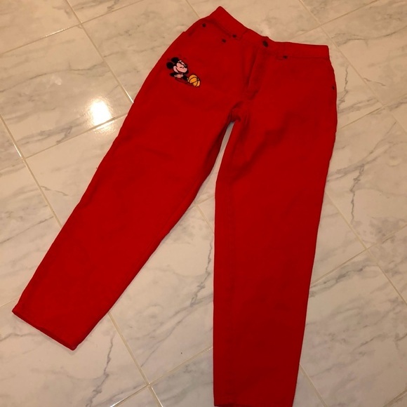 Mickey & Co. Disney mom jeans. EUC! - Picture 1 of 7